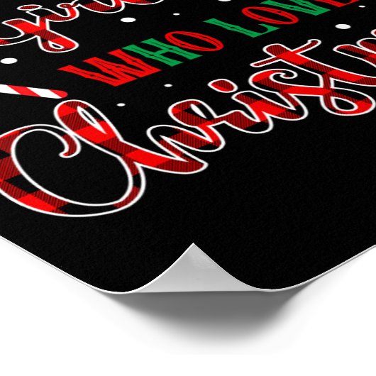 クリスマスクリスマス女子Gを愛すおもしろいる女の子 ポスター (角)