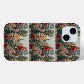 クリスマスクリスマス森林偽刺繍効果No1 Case-Mate iPhoneケース (裏面 (横))