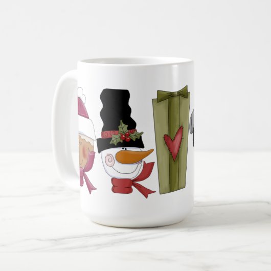 クリスマスクリッターズホリデーマグ コーヒーマグカップ (正面左)