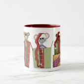 クリスマスクリッターズホリデーマグ ツートーンマグカップ (中央)