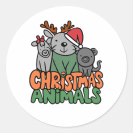 クリスマスクリッターフレンズフェスティバル集 ラウンドシール