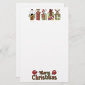 クリスマスクリッター文房具 便箋 (正面/裏面)