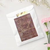 クリスマスクリムゾンと金ゴールド フェイバーバッグ (封をした状態)