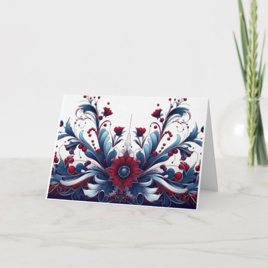 クリスマスクリムゾン&サファイアエレガンス シーズンカード (正面)