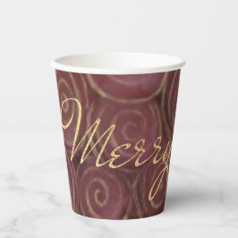 クリスマスクリムゾン 紙コップ