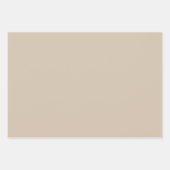 クリスマスクリームレッドホワイトペパーミントキツネディアー ラッピングペーパーシート (正面2)