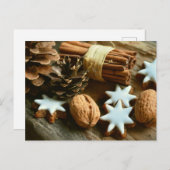 クリスマスクルッツシナモンクッキーのはがき シーズンポストカード (正面/裏面)