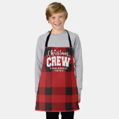 クリスマスクルーの若者のエプロン エプロン (着用した状態)