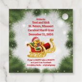 クリスマスクルージングアヒルラベル フェイバータグ (裏面)