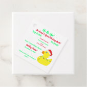 クリスマスクルージングダックラベル フェイバータグ (インサイチュ)