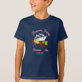 クリスマスクルーズの家族の弟の名入れ Tシャツ (正面)