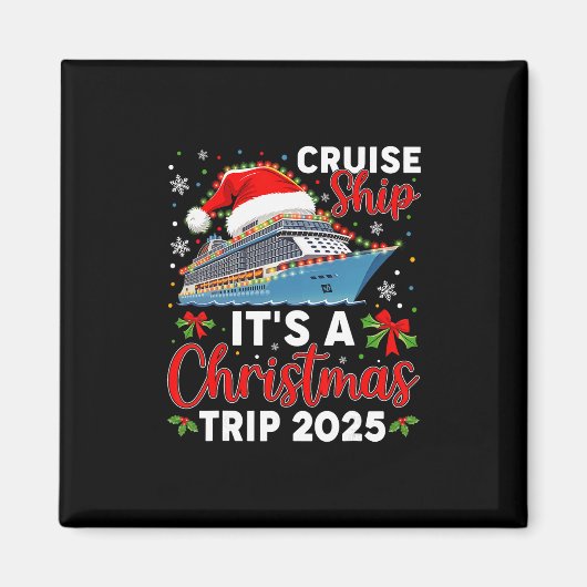 クリスマスクルーズアドベンチャー 2025 マグネット (正面)