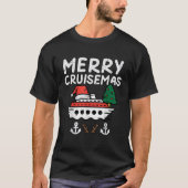クリスマスクルーズメリークルーゼマスファミリークリスマスメンズW Tシャツ (正面)