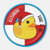 クリスマスクルーズ客室ステートルームクルーズのアヒル マグネット (正面)