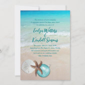 クリスマスクルーズ結婚スターフィッシュオーナメント 招待状 (正面)