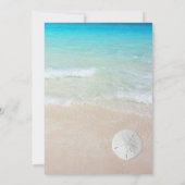 クリスマスクルーズ結婚スターフィッシュオーナメント 招待状 (裏面)