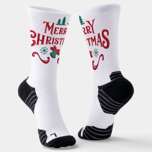 クリスマスクルーソックス ソックス (傾斜あり)