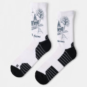 クリスマスクルーソックス ソックス (左)