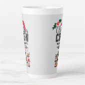 クリスマスクルードッグラテマグカップ カフェラテマグ (正面)