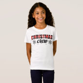 クリスマスクルーバッファロープレイド Tシャツ (正面フル)