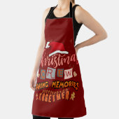 クリスマスクルーベーキングの思い出を一緒に エプロン (インサイチュ)