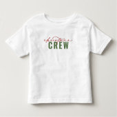 クリスマスクルー家族の幼児シャツ トドラーTシャツ (正面)