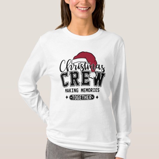 クリスマスクルー家族クリスマスシャツ2024 Tシャツ (正面)