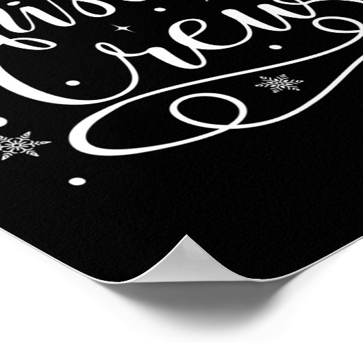 クリスマスクルー家族グループのマッチングChristmas Paj ポスター (角)