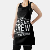 クリスマスクルー家族懇親会グラフィッククリスマスホリデイ エプロン (インサイチュ)