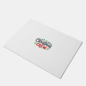 クリスマスクルー祭りのホリデー ドアマット (アングル)