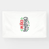 クリスマスクルー祭りのホリデー 横断幕 (横)