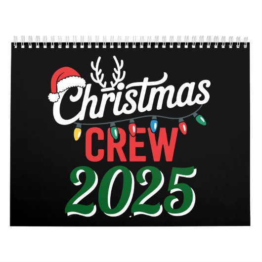 クリスマスクルー2025家族のプレゼント カレンダー (カバー)