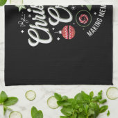 クリスマスクルー2024ファミリーマッチングクリスマスパーティー キッチンタオル (折り畳み)