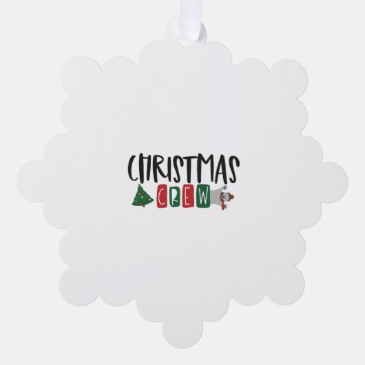 クリスマスクルー オーナメントカード (正面)