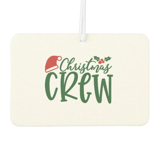 クリスマスクルー カーエアーフレッシュナー (裏面)