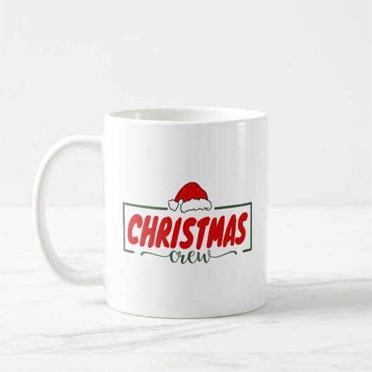 クリスマスクルー コーヒーマグカップ (左)