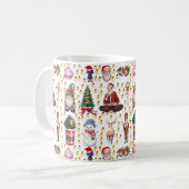 クリスマスクルー コーヒーマグカップ (正面左)