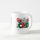 クリスマスクルー コーヒーマグカップ (正面右)