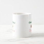 クリスマスクルー パーソナライズド ファミリーホリデー コーヒーマグカップ (中央)