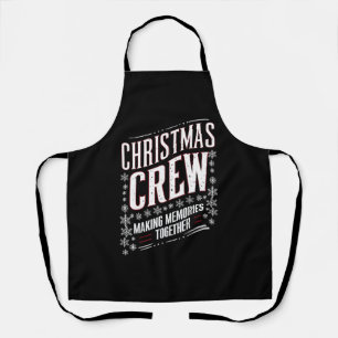 クリスマスクルー ファミリー おそろい クリスマスパーティー エプロン