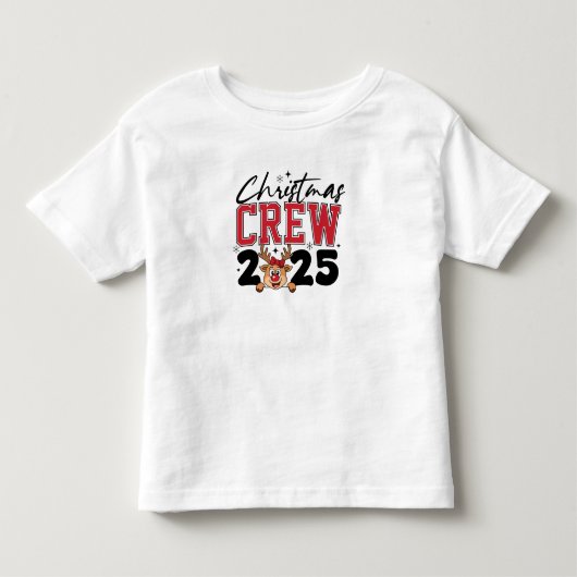 クリスマスクルー 2025 トドラーTシャツ (正面)