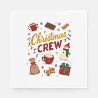 クリスマスクルー (2) スタンダードランチョンナプキン