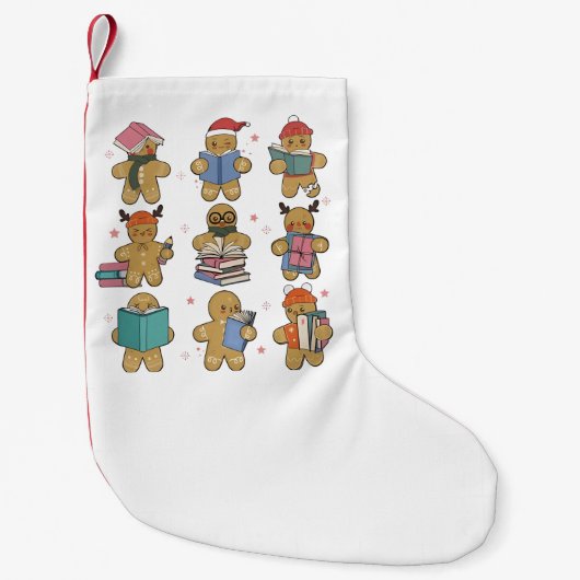 クリスマスクルーSanta Gingerbread看護分隊 スモールクリスマスストッキング (正面)