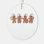 クリスマスクルーSanta Gingerbread看護分隊 セラミックオーナメント (左)