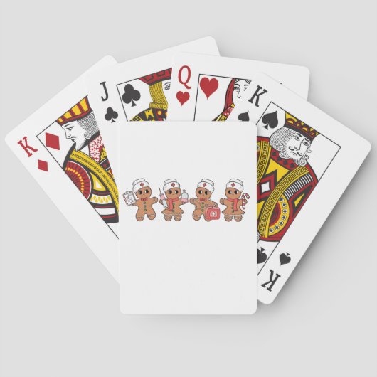 クリスマスクルーSanta Gingerbread看護分隊 トランプ (裏面)