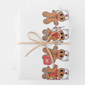 クリスマスクルーSanta Gingerbread看護分隊 ラッピングペーパーシート (インサイチュ)