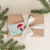 クリスマスクルーSanta Hatフォトホリデーギフトラベル ギフトタグ