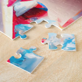 クリスマスクレイプレイデイジンジャーブレッド雪だるま冬 ジグソーパズル (側面)