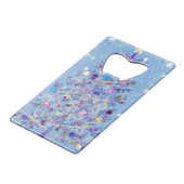 クリスマスクレジットカードボトルオープナークリスマスツリー クレジットカード栓抜き (裏面アングル)