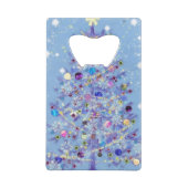 クリスマスクレジットカードボトルオープナークリスマスツリー クレジットカード栓抜き (裏面)